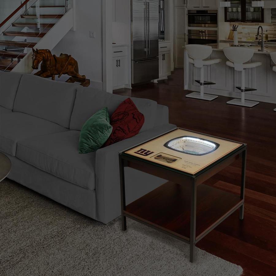 Stadiumviews Nfl New York Giants 25-layer Stadiumview Led End Table In 