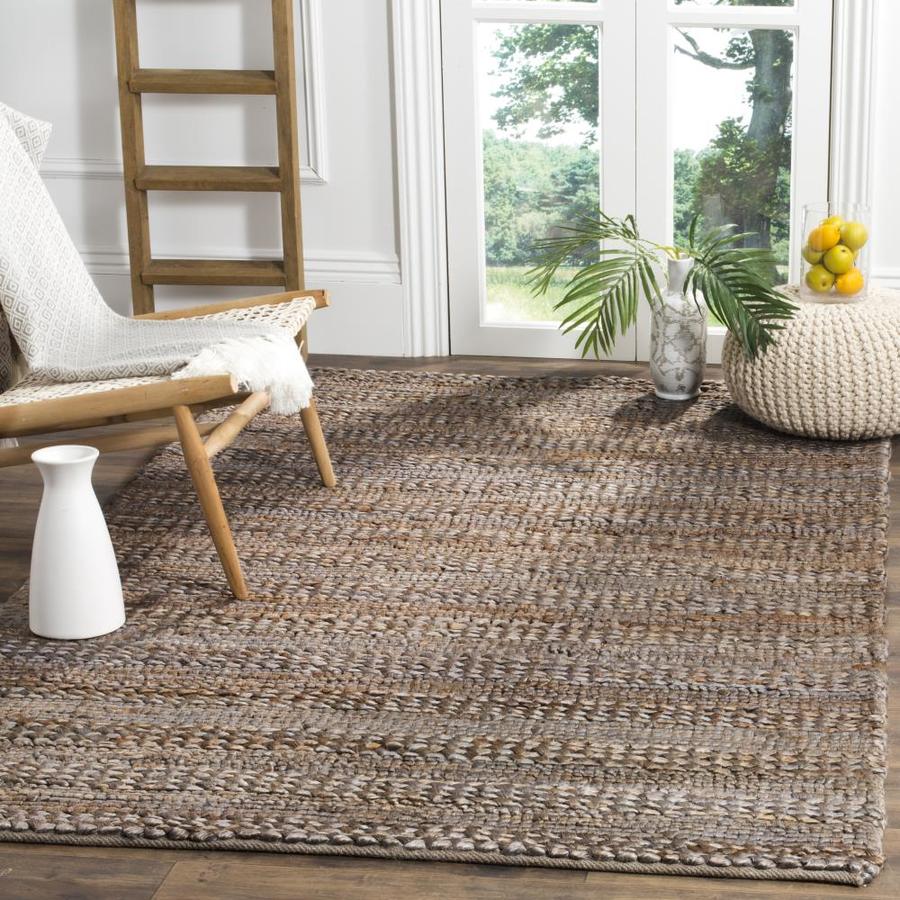 Safavieh Natural Fiber Wainscott 2 x 4 Beige Indoor Stripe Coastal
