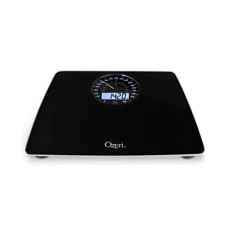 NEW Rev Digital Bathroom Scale With Electro Mechanical Weight Dial Black Colour