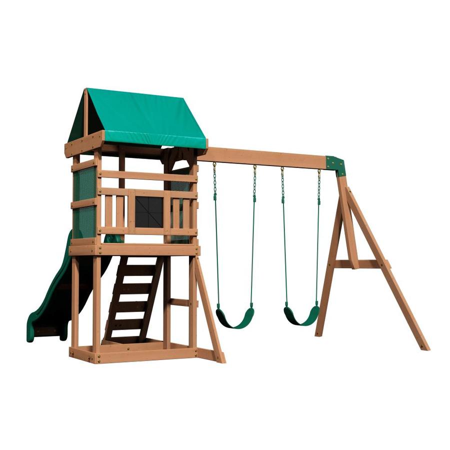backyard discovery wooden swing sets