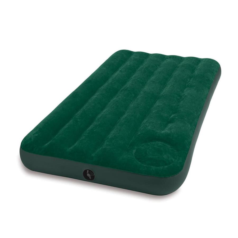 Intex Downy Outdoor Camping PVC Twin Air Mattress in the Air Mattresses