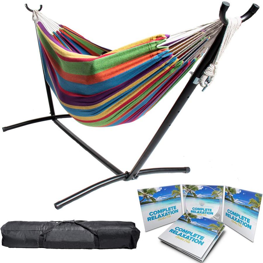 Backyard Expressions Backyard Expressions Two Person Hammock with Stand
