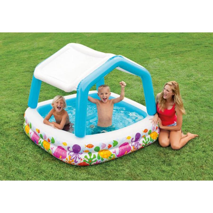 intex rectangle above ground pool