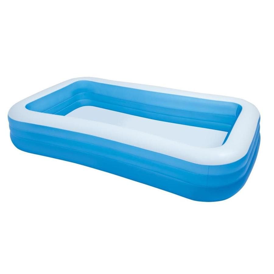 SUN SQUAD 10ft Inflatable Rectangular Family Inflatable Above Ground Pool 10/'x22