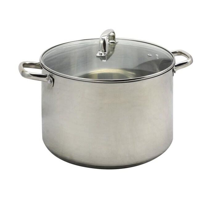 Oster Adenmore 16-Quart Stainless Steel Stock Pot in the Cooking Pots Stainless Steel Pots Near Me