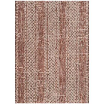 Safavieh Courtyard Ventura 4 x 6 Light Beige/Terracotta Indoor/Outdoor Stripe Coastal Area Rug Safavieh Courtyard Ventura 4 x 6 Light Beige/Terracotta Indoor/Outdoor Stripe Coastal Area Rug