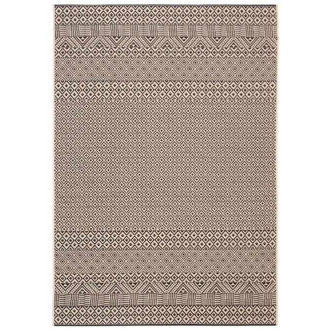 Safavieh Courtyard 6 Ft 7 In X 9 Beige Black 10 Indoor Outdoor Abstract Coastal Area Rug The Rugs Department At Com - Safavieh Beige And Black Area Rug Safavieh Courtyard 6 Ft 7 In X 9 Beige Black 10 Indoor Outdoor Abstract Coastal Area Rug The Rugs Department At Com - Safavieh Beige And Black Area Rug