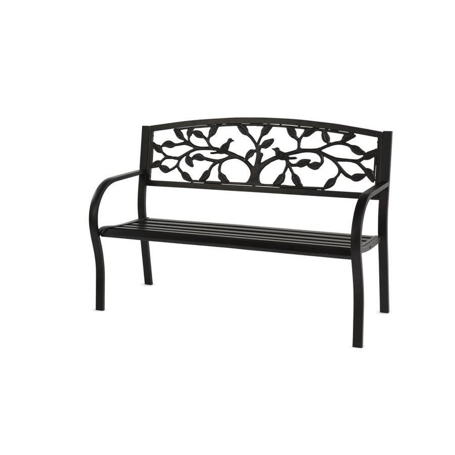 Walker Edison 48 In W X 31 In L Brown Patio Bench Lwpb48sl Patio