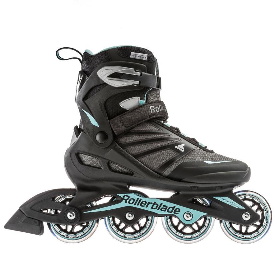 Rollerblade W Womens Adult Fitness Inline Skate, Size 9, Black, Blue in