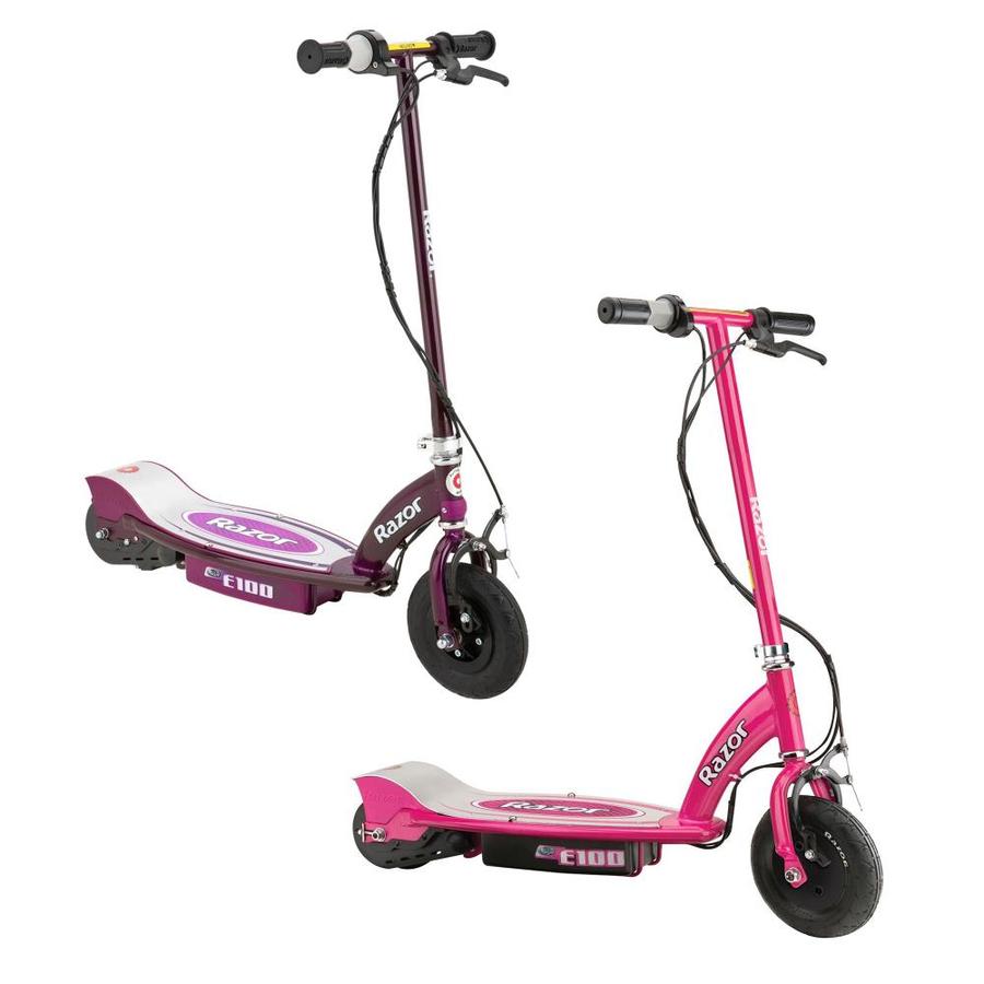 kids electric scooter pink