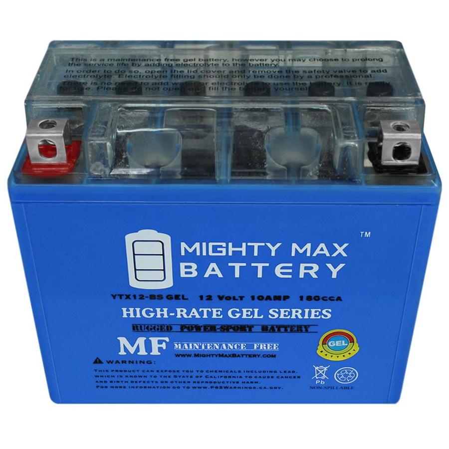 Mighty Max Battery 12-volt 180-amp Motorcycle Battery In The Power 