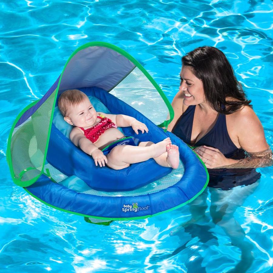 baby inflatable pool float with canopy