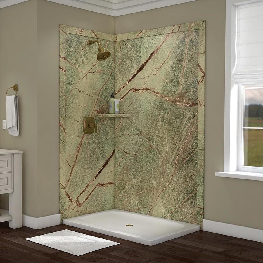 Flexstone Elegance 2 Rainforest Panel Kit Shower Wall Surround Common 48 In X 36 In Actual 