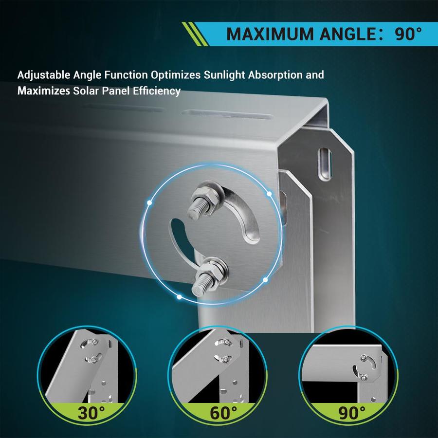 Renogy Aluminum Solar Panel Solar Panel Clip In The Portable Solar