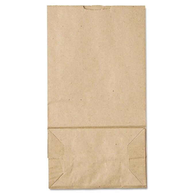 General Grocery Paper Bags, 35 lbs Capacity, #6, 6-inw x 3.63-ind x 11.06-inh, Kraft, 500 Bags ...