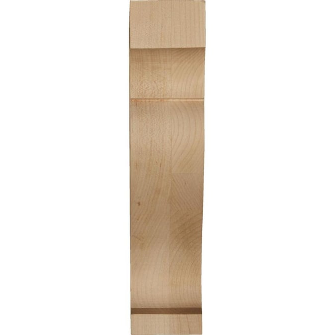 Ekena Millwork Mini Rockport Wood Maple 1.75-in x 8-in x 5-in Mini Rockport Maple Unfinished ...