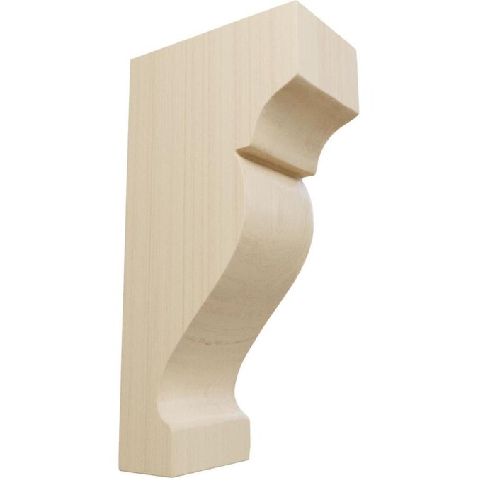 Mini Traditional Wood Corbel Rubberwood
