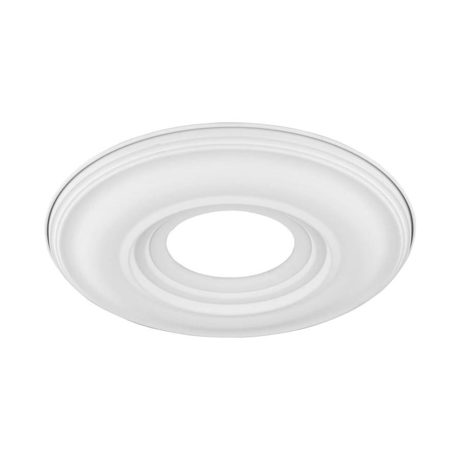 Livex Lighting Basic Ceiling Medallion 12in x 12in White Metal