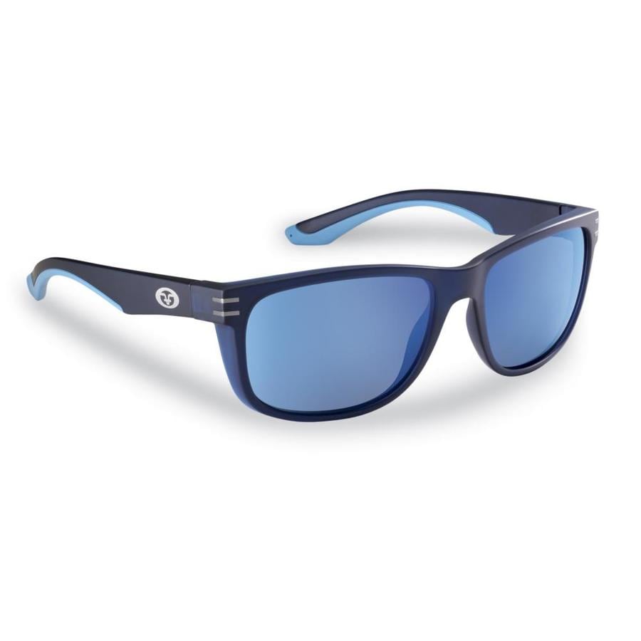 blue mirror polarized sunglasses