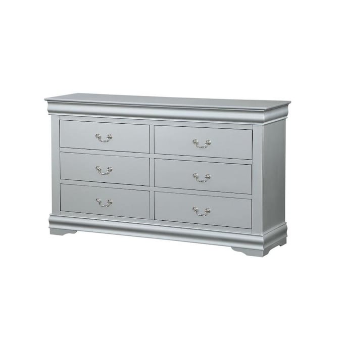 ACME Furniture Louis Philippe III Dresser in Platinum in the Dressers department at 0