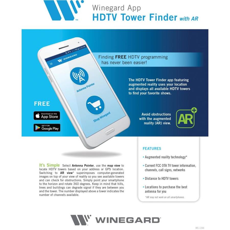 winegard tv antenna booster