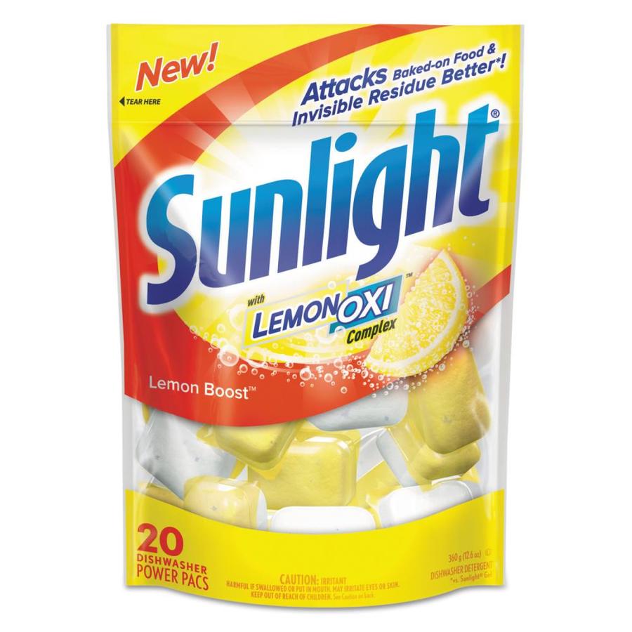 Sunlight 6Pack 1.5 Lemon Dishwasher Detergent in the Dishwasher