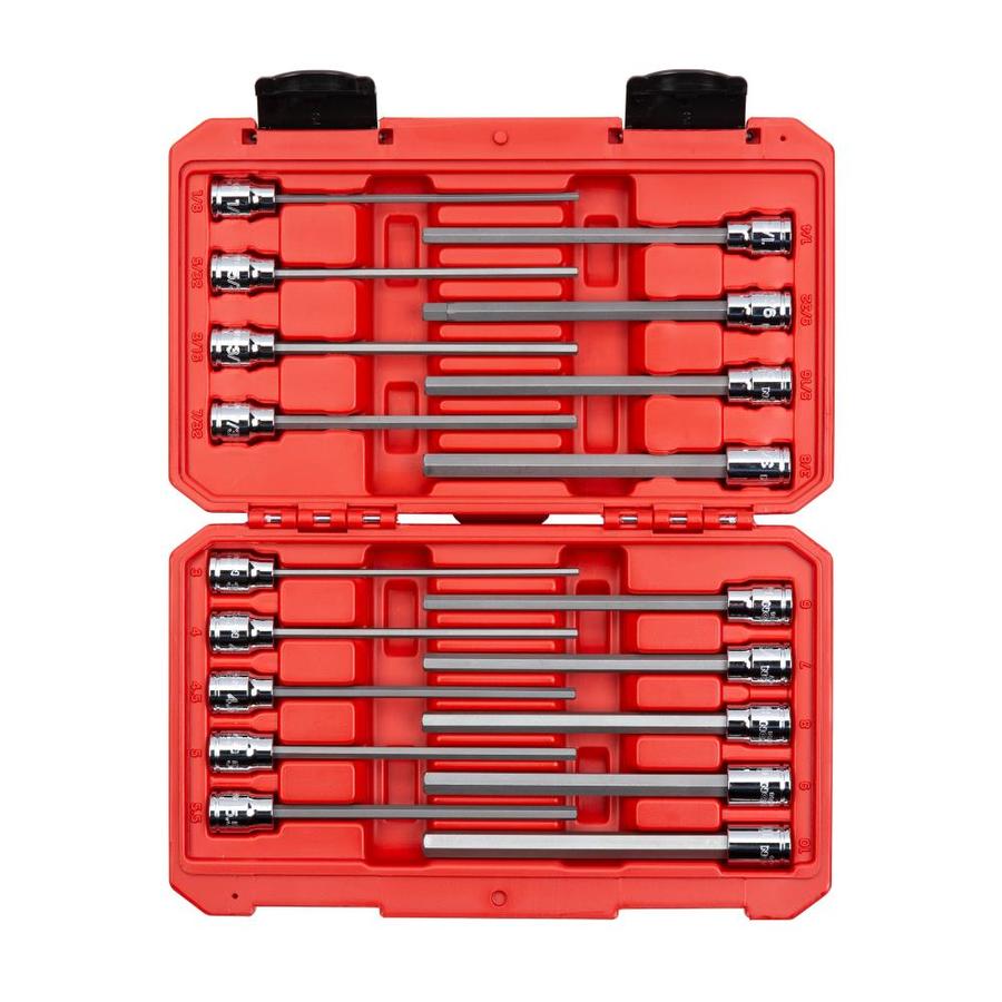 long reach hex bit socket set