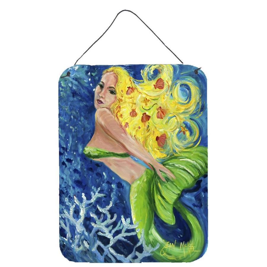 16 x 12 Carolines Treasures Blonde Mermaid Wall or Door Hanging Prints