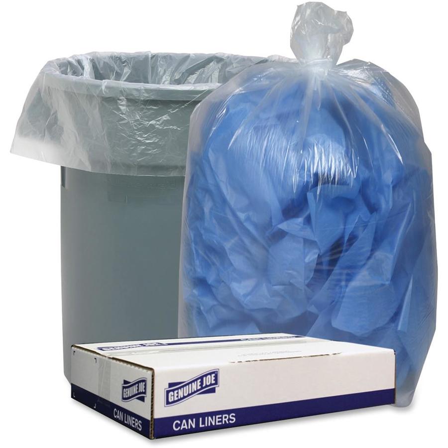 50 gallon clear plastic bags