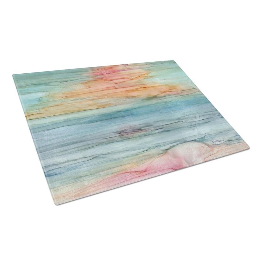 Carolines Treasures Abstract Rainbow Glass Cutting Board Large In The Cutting Boards Department 