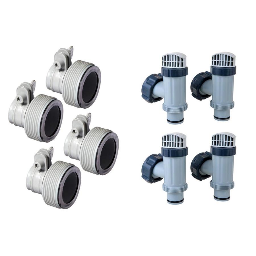 Intex Above Ground Plunger Valves with Gaskets and Nuts Replacement