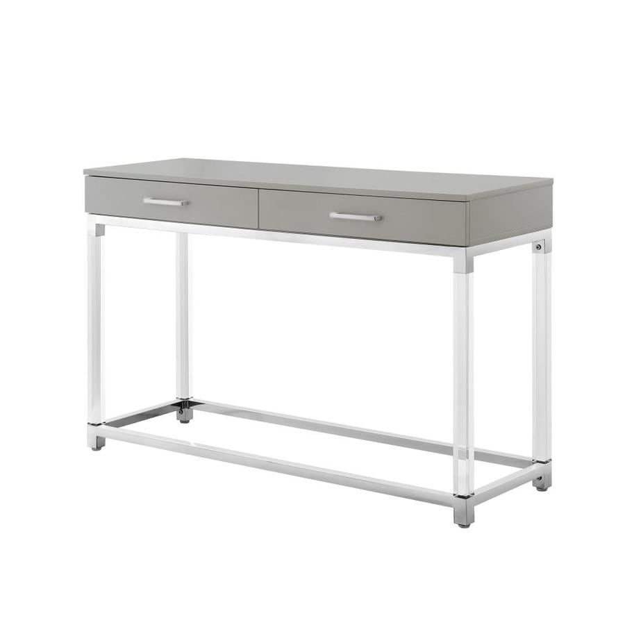 light grey console table