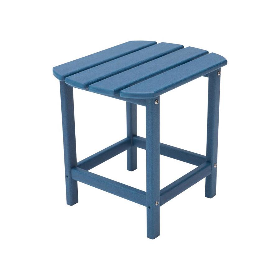 Luxeo Corona Side Table Rectangle Outdoor End Table 19 In W X 15 In L In The Patio Tables Department At Lowes Com