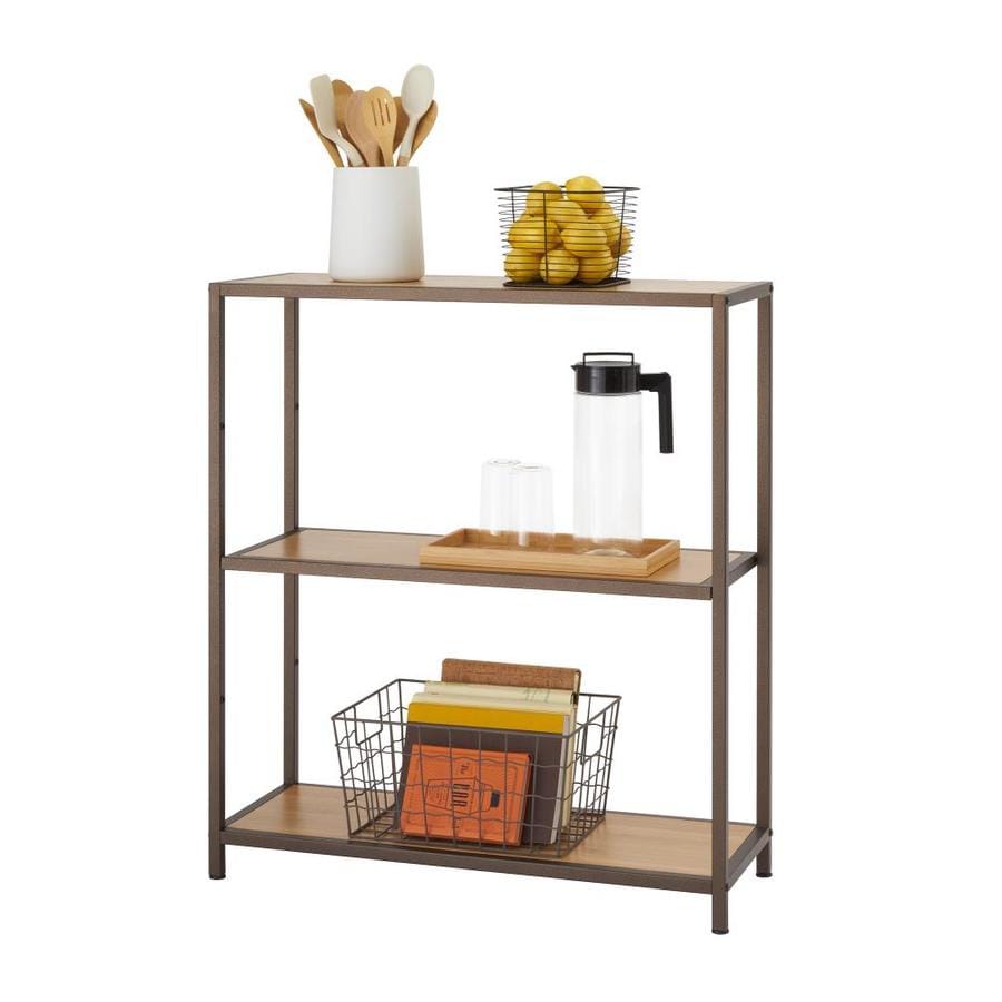 TRINITY 12-in D X 32-in W X 36-in H 3-Tier Steel Freestanding Shelving ...