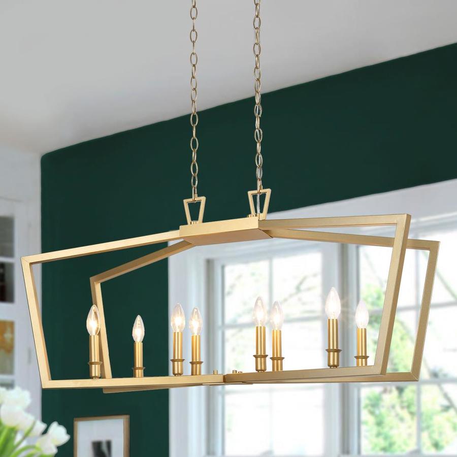 contemporary gold chandelier