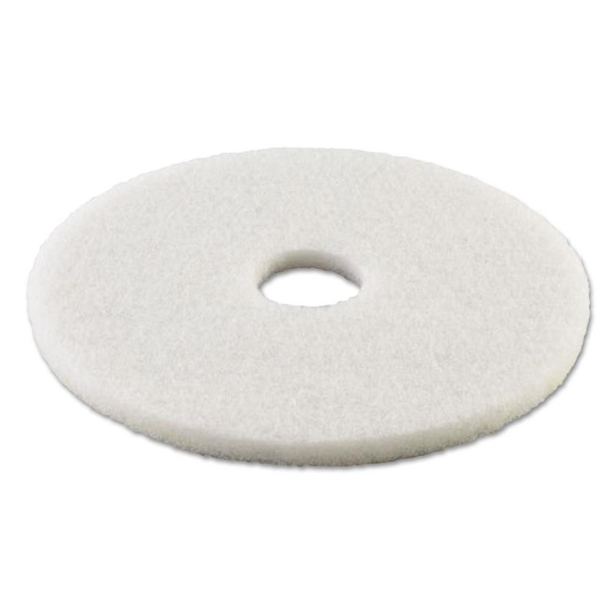 Boardwalk Polishing Floor Pads, 20-in Diameter, White, 5 Carton In The 