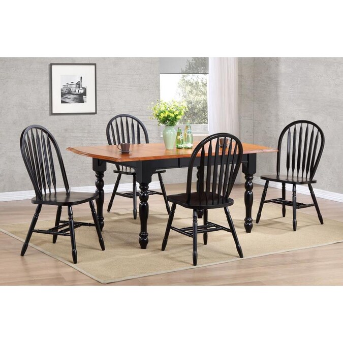 Sunset Trading Black Cherry Selections 5 Piece Drop Leaf Extendable Dining Table Set With Arrow Back Chairs In Antique And The Room Sets Department At Com - Drop Leaf Cherry Dining Room Table Sunset Trading Black Cherry Selections 5 Piece Drop Leaf Extendable Dining Table Set With Arrow Back Chairs In Antique And The Room Sets Department At Com - Drop Leaf Cherry Dining Room Table