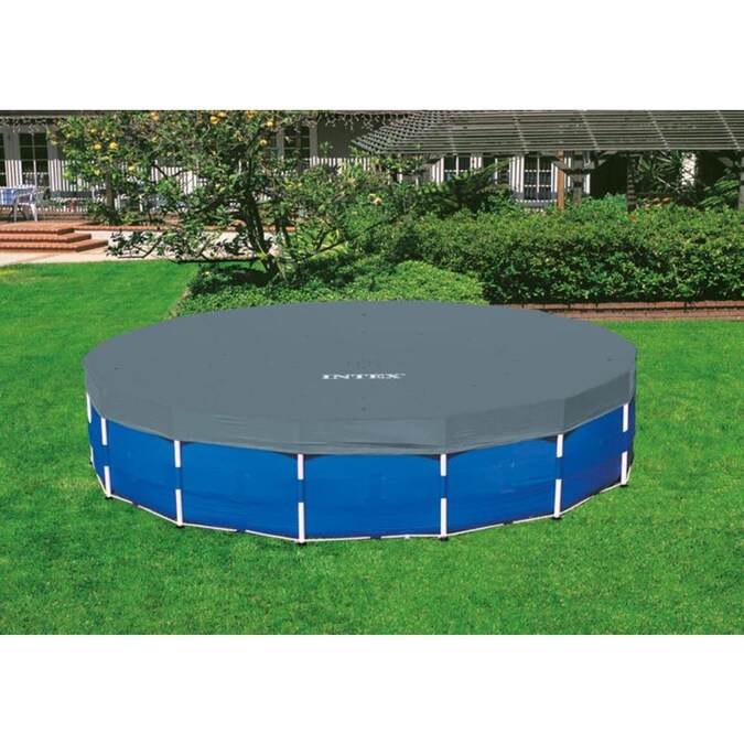Intex Metal Frame 18-ft x 18-ft x 48-in Round Above-Ground ...