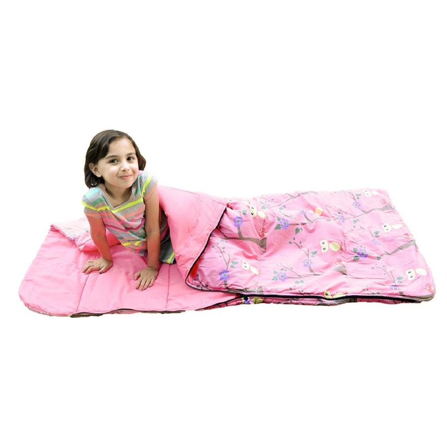 kids pink sleeping bag