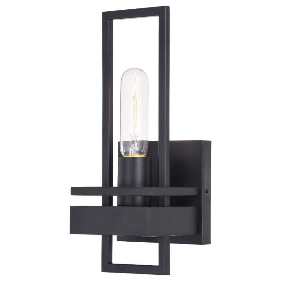 black modern sconce