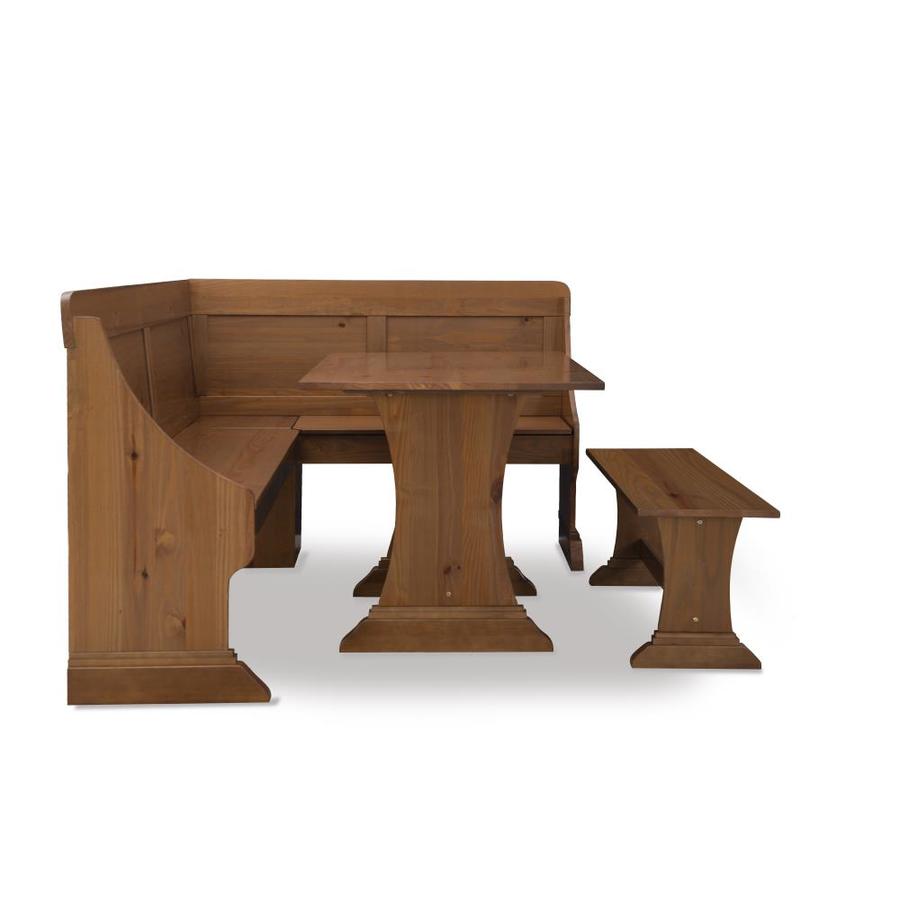 Linon Midwest Natural Pine Dining Room Set With Rectangular Table In The Dining Room Sets Department At Lowes Com
