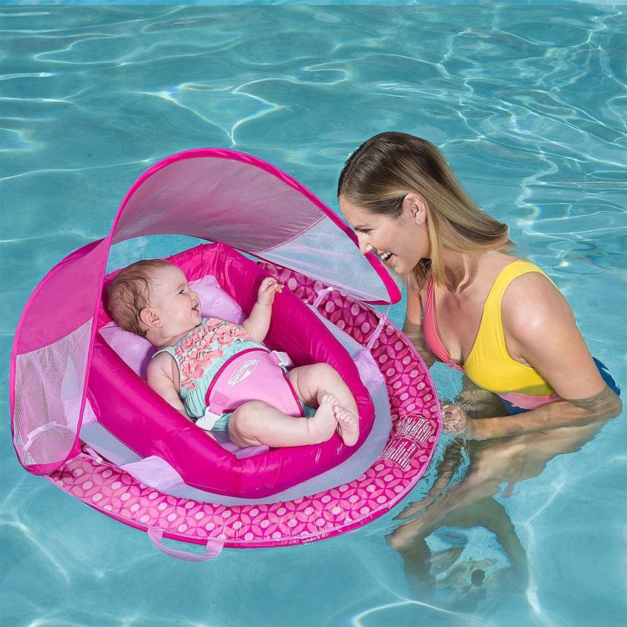 baby pool float with sunshade