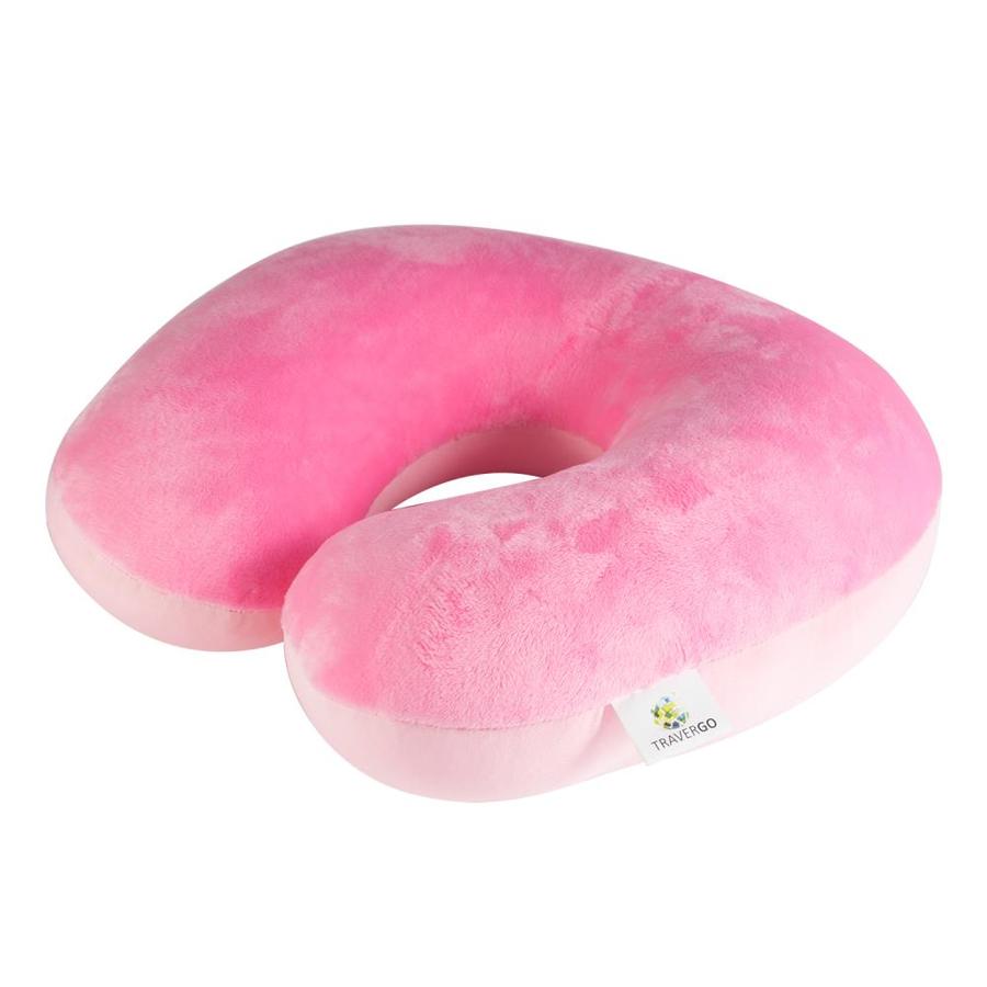 pink travel pillow