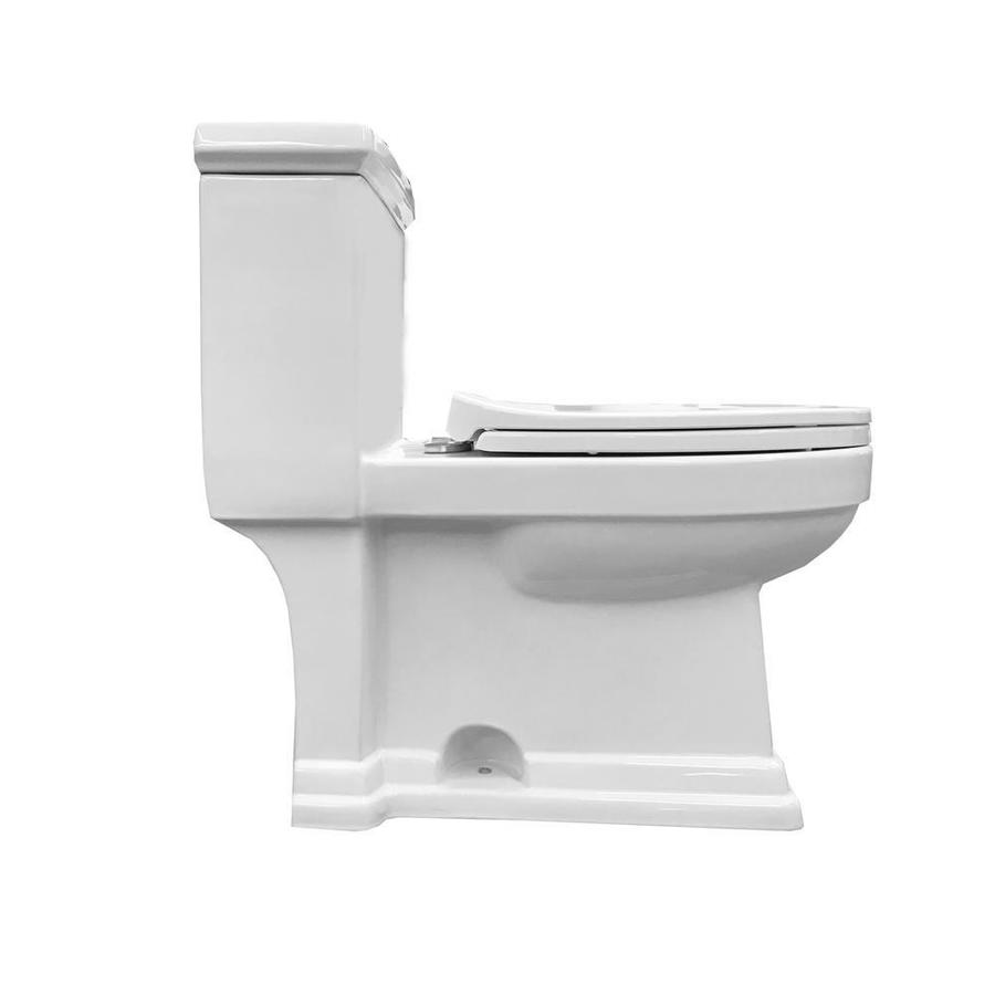 Innoci-usa Innotoilet White Dual Flush Elongated Standard Height Toilet 