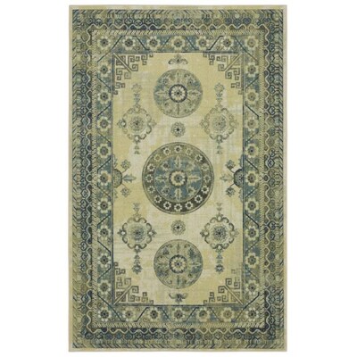 Mohawk Home Prismatic 6 x 9 Blue Indoor Border Farmhouse/Cottage Area Rug Mohawk Home Prismatic 6 x 9 Blue Indoor Border Farmhouse/Cottage Area Rug