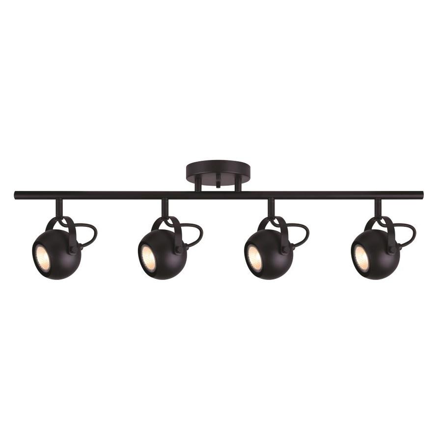 Canarm Ltd. Murphy 4Light 29in Matte Black Dimmable Standard Track