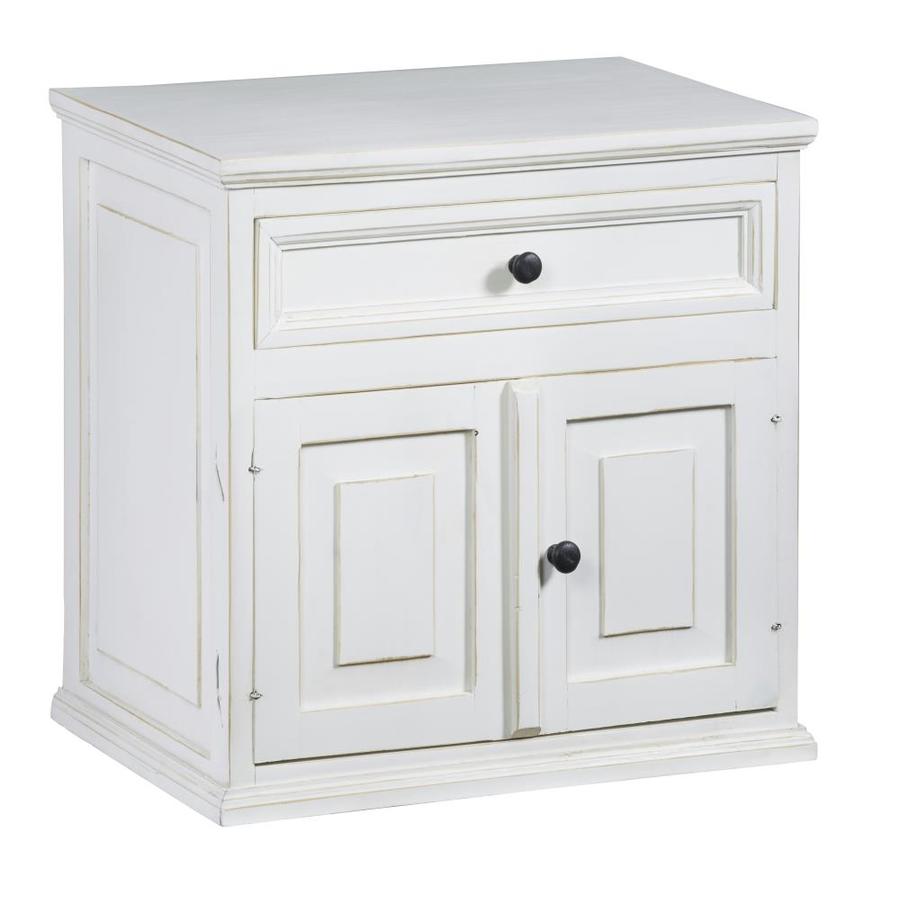 Progressive Furniture Carli White Pine Nightstand In The Nightstands Department At Lowes Com