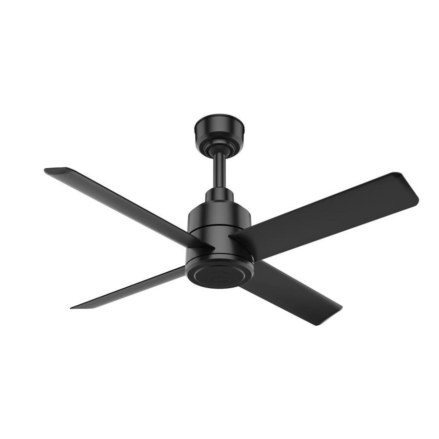 Hunter Trak 60in Black Indoor/Outdoor Ceiling Fan (4Blade) in the