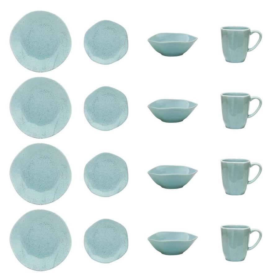 baby blue dinner set