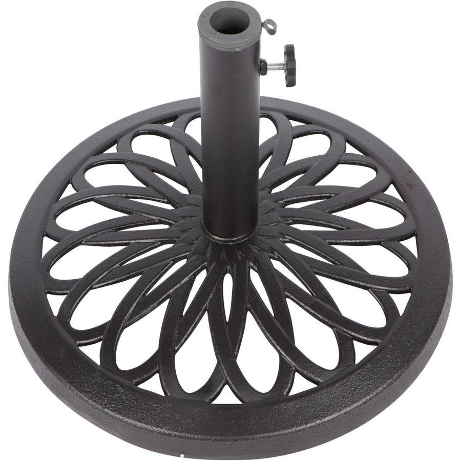 Trademark Innovations Black Patio Umbrella Base In The Patio Umbrella Bases Department At Lowes Com